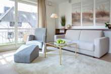 Appartement 10 - Wohnbereich mit Relax-Sessel